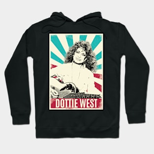 Vintage Retro Dottie West Hoodie